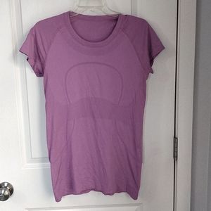 Pink Lululemon swiftly tech shirt 10